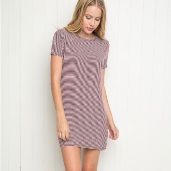 Brandy Melville striped T-shirt dress - Picture 1 of 4